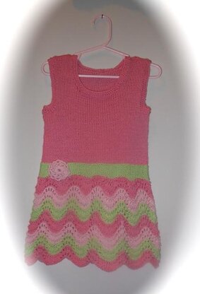 SUMMER BREEZE Lacy Toddler Dress