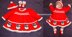Reborn / Baby Christmas Santa Dress,Hat & Booties