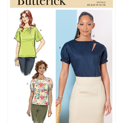Butterick Misses' Tops B6875 - Sewing Pattern