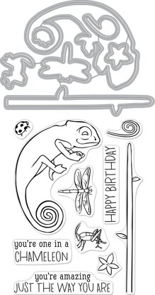 Hero Arts Stamp & Cut - Chameleon