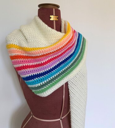 Wrap me in a Crochet Rainbow