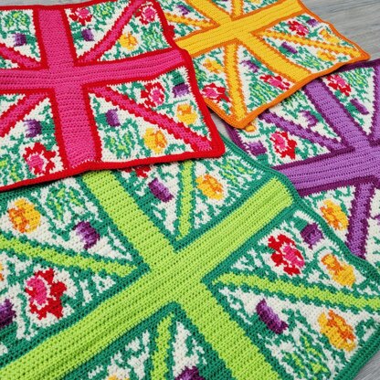 British Botanical Gardens Blanket Crochet-Along