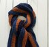 Easy Crochet Scarf Pattern for Men: Easy Strapping Striped Man Scarf