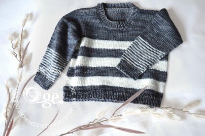 Ledger Stripe Sweater - P285