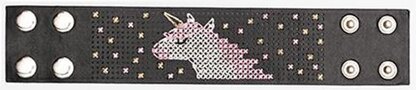 Rico Cross Stitch Bracelet Kit - Unicorn - 23.5cm x 4.5cm