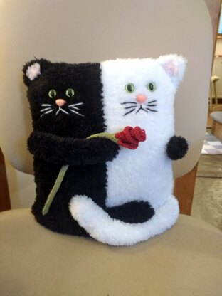Valentine Cat Cushion