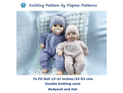 P125 Dolls Bodysuit and Hat