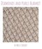 Diamonds and Pearls Bobble Stitch Blanket US terminology By Melu	Crochet