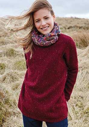 Roden Sweater in Rowan Valley Tweed - Downloadable PDF