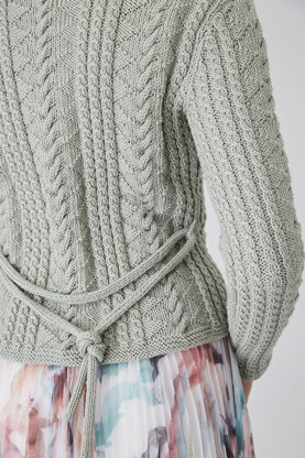 Kelso - Sweater Knitting Pattern for Women in Debbie Bliss Rialto DK - Downloadable PDF