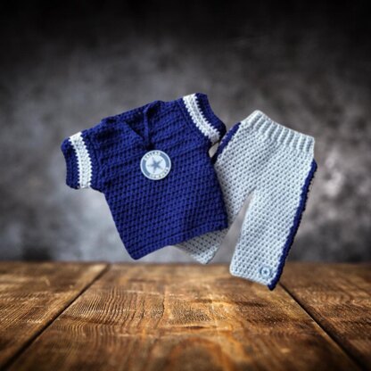 Football baby outfit