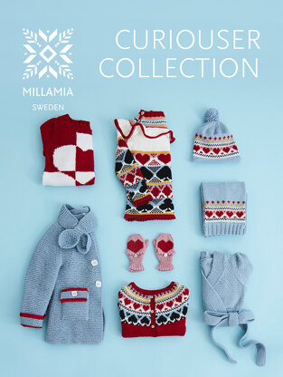 Curiouser Collection E-Book - Collection of Knitting Patterns For Girls in MillaMia Naturally Soft Merino by MillaMia