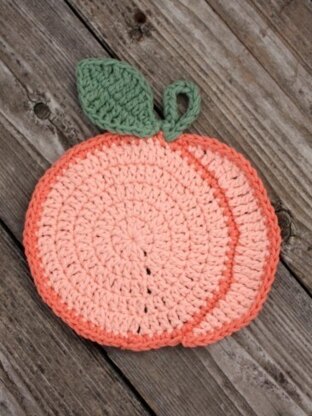 Peachy Dishcloth in Lily Sugar 'n Cream Solids