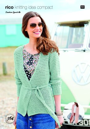 Cardigan and Waistcoat in Rico Fashion Balance DK - 563 - Leaflet