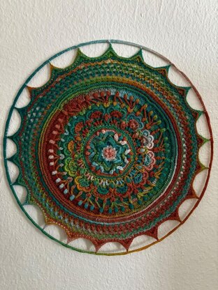 Carnation Cloud Mandala