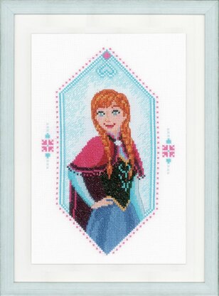 Vervaco Frozen - Anna Cross Stitch Kit - PN-0167299