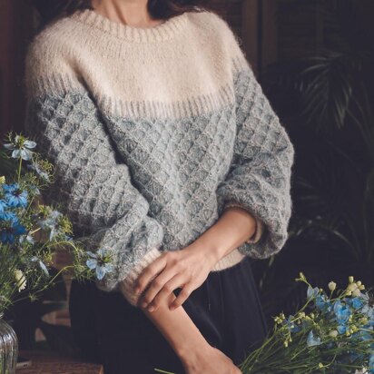 Emmie - Jumper Knitting Pattern For Women in Debbie Bliss Cotton DK by  Debbie Bliss