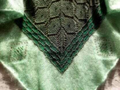 JEWELS Emeralds Shawl