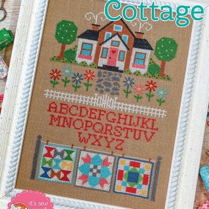 It's Sew Emma Quilters Cottage Cross Stitch Pattern - ISE-403 - Leaflet