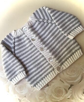 Baby Striped Party Cardi