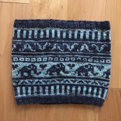 Elephant Promenade Cowl