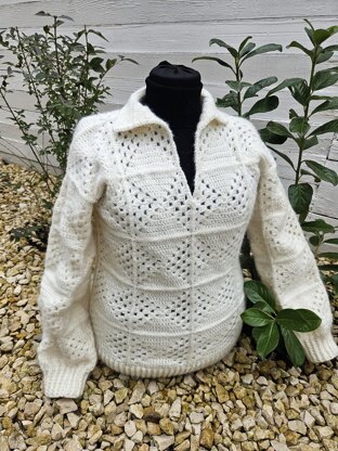 Granny squares sweater