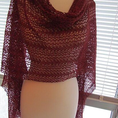 Laurel Wreath Lace Wrap & Scarf - knitting pattern