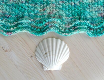 Catching a Mermaid Shawl