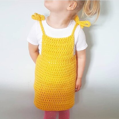 The Lemon Drop Pinafore Dress