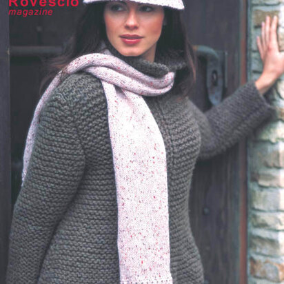 Liberty Hat and Scarf in Adriafil Point - Downloadable PDF