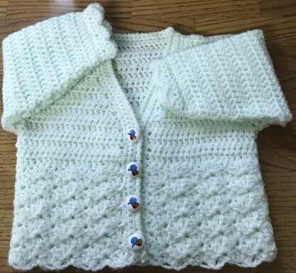 Baby Soft Crochet Cardigan (1019)