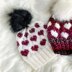 Heart Slouchy Beanie Hat