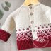 Top down Christmas Nordic Cardigan - P124