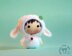 White Sheep Doll. Tanoshi series toy.