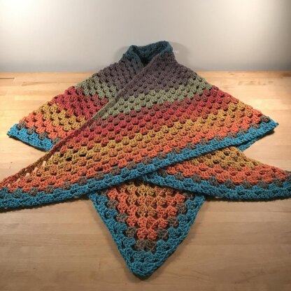 Mandala Granny Shawl Scarf