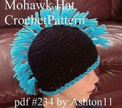 234- mohawk hat