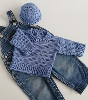 Jamie Baby Sweater and Hat