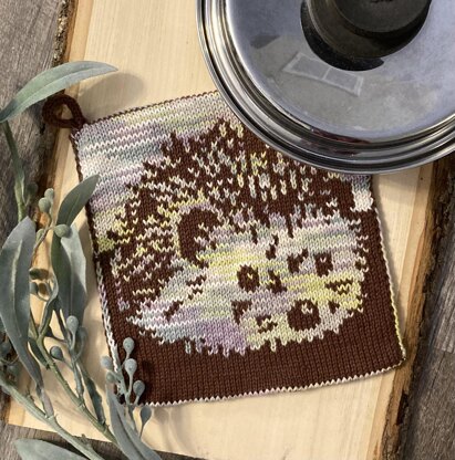 Woodland Hedgehog Potholder