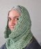 Textured Waves Hooded Cowl