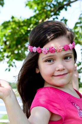 Summer Girl - crocheted headband