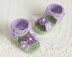 English Violet Baby Sandals