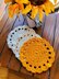 Crochet Sunflower Coasters