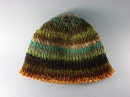 Top-Down Ribbed Beanie