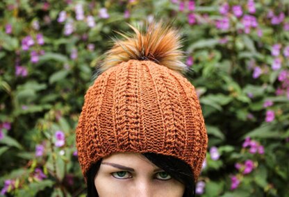 Subtle Pumpkin Beanie