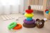 Rainbow Bear stacking rings toy