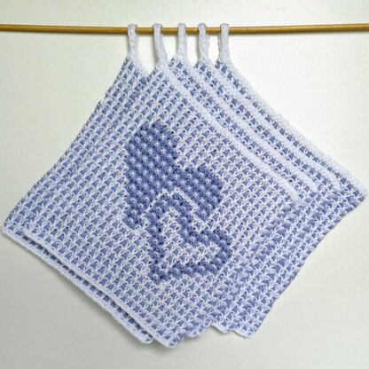 Heart to Heart Washcloth