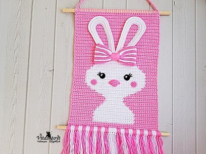 Wall Hanging Panel Bunny