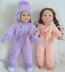 17 Cosy Sleepsuit or Snuggly Snow Suit Set