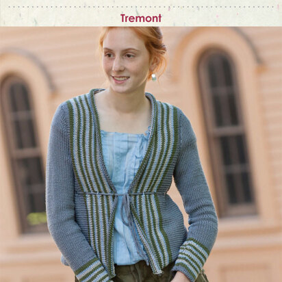 Tremont Cardigan in Classic Elite Yarns Provence - Downloadable PDF