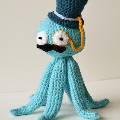 Octopus Like A Sir... Octopus Crochet Pattern, Octopus Amigurumi